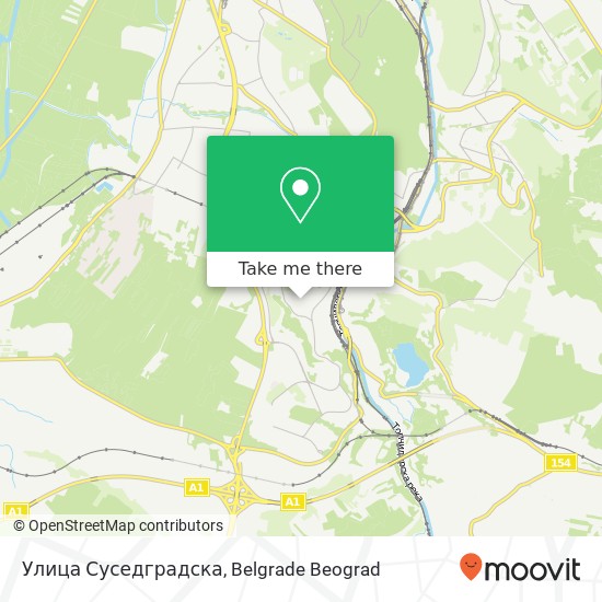 Улица Суседградска map