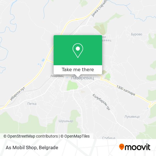 As Mobil Shop map