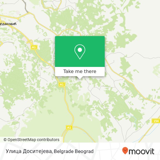 Улица Доситејева map