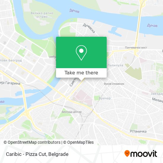 Caribic - Pizza Cut map