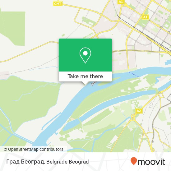 Град Београд map