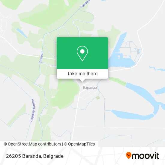 26205 Baranda map