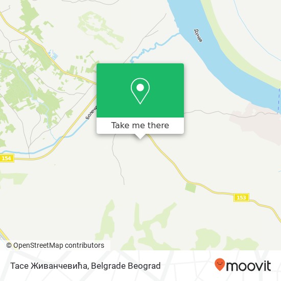 Тасе Живанчевића map