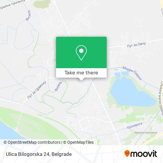 Ulica Bilogorska 24 map