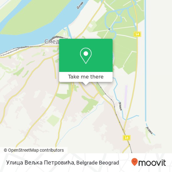 Улица Вељка Петровића map