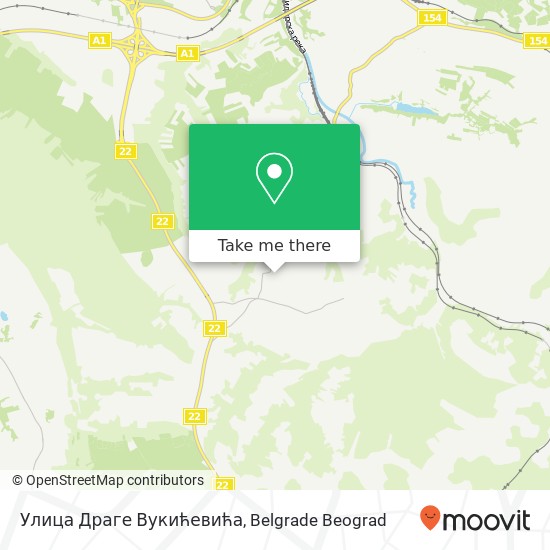 Улица Драге Вукићевића map