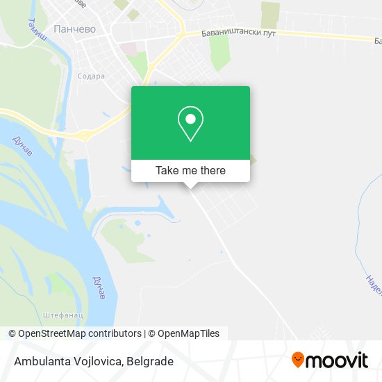 Ambulanta Vojlovica map