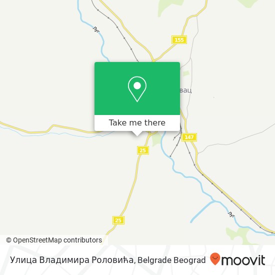 Улица Владимира Роловића map