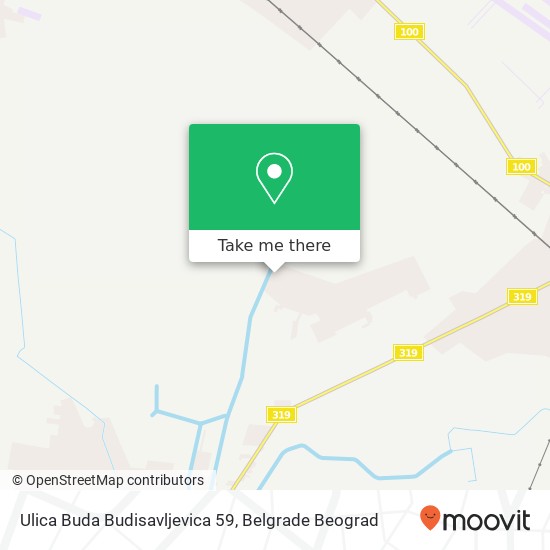 Ulica Buda Budisavljevica 59 map