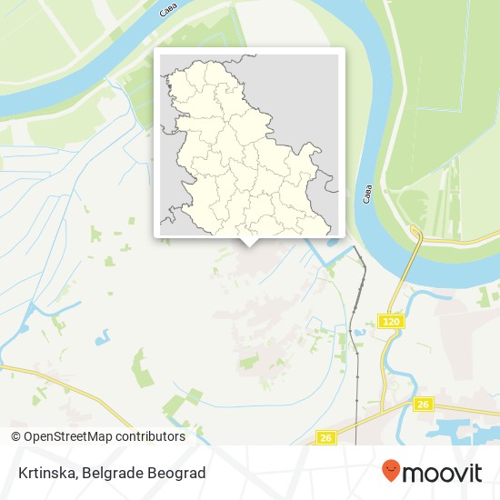 Krtinska map