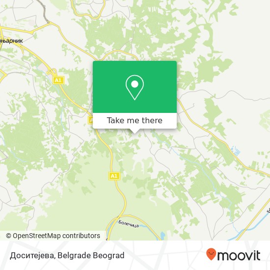 Доситејева map