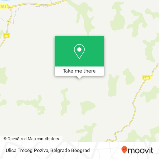 Ulica Treceg Poziva map