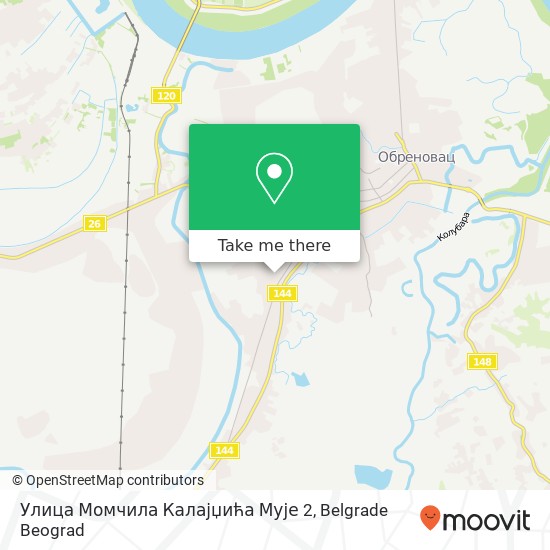 Улица Момчила Калајџића Мује 2 map