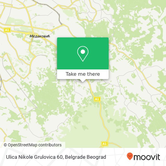 Ulica Nikole Grulovica 60 map