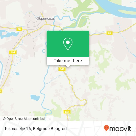 Kik naselje 1A map