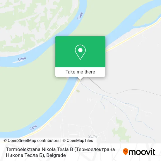 Termoelektrana Nikola Tesla B (Термоелектрана Никола Тесла Б) map