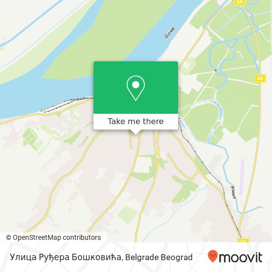 Улица Руђера Бошковића map