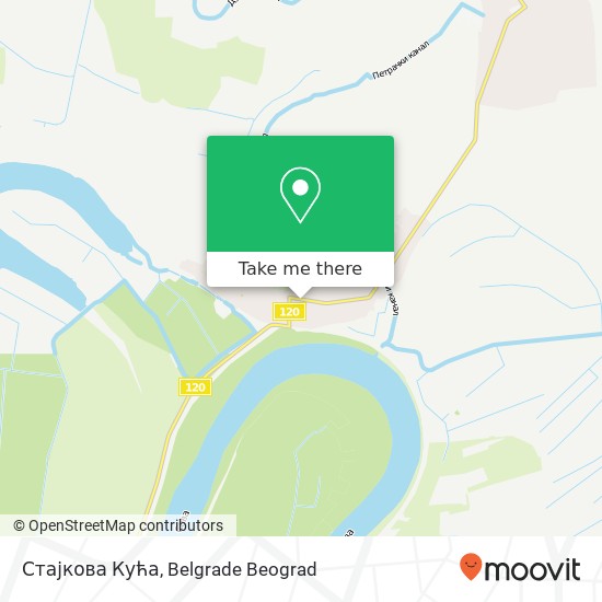 Стајкова Кућа map