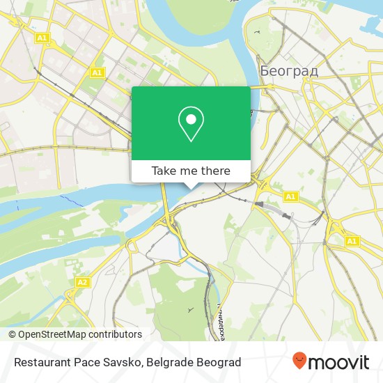 Restaurant Pace Savsko map