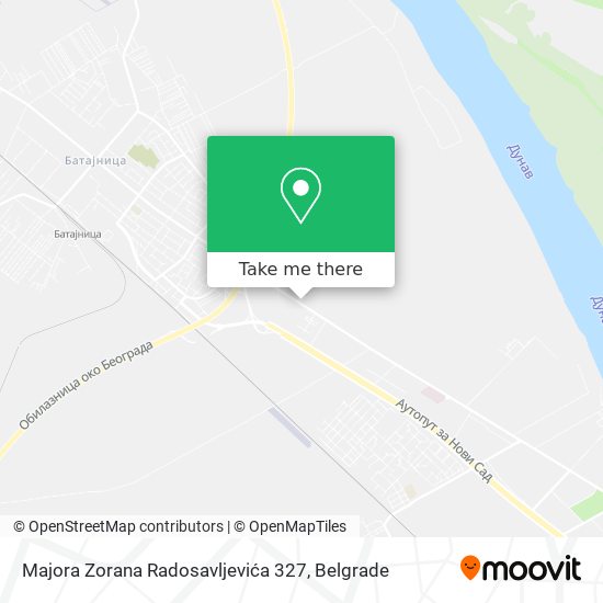 Majora Zorana Radosavljevića 327 map