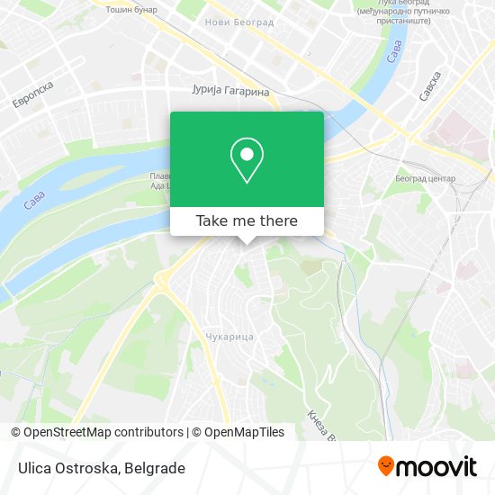 Ulica Ostroska map