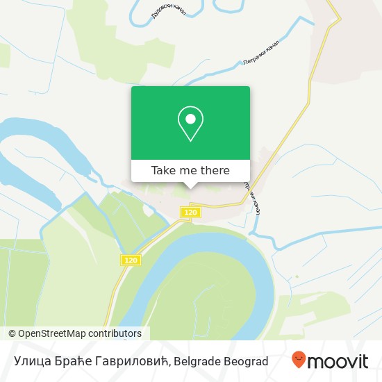 Улица Браће Гавриловић map