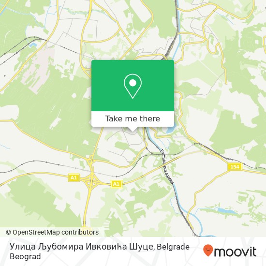 Улица Љубомира Ивковића Шуце map