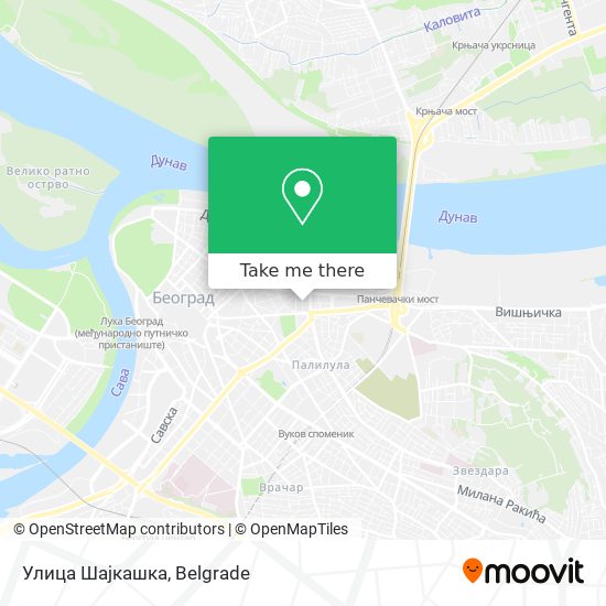 Улица Шајкашка map