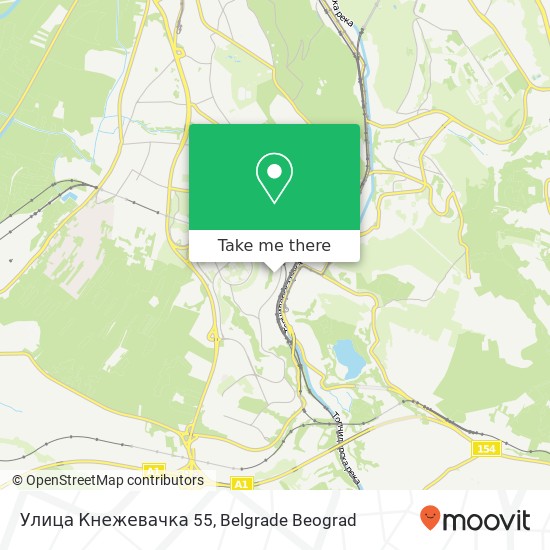 Улица Кнежевачка 55 map