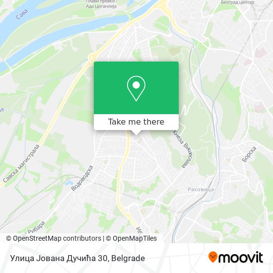 Улица Јована Дучића 30 map