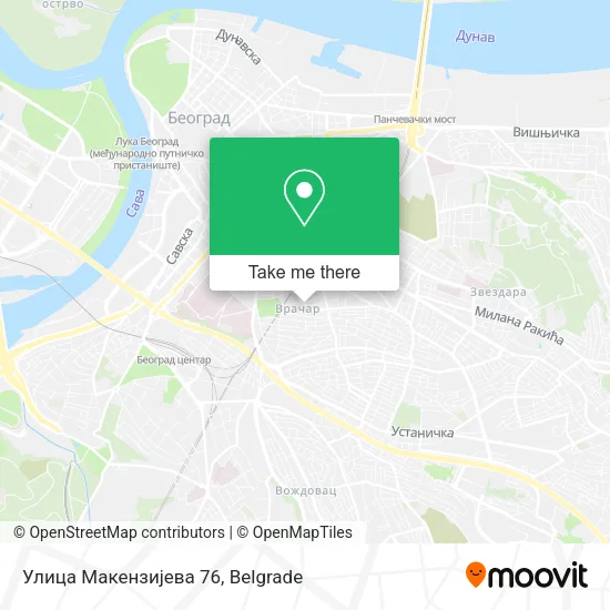 Улица Макензијева 76 map