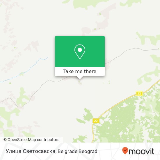 Улица Светосавска map