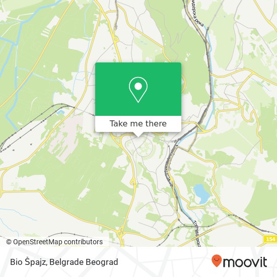 Bio Špajz map