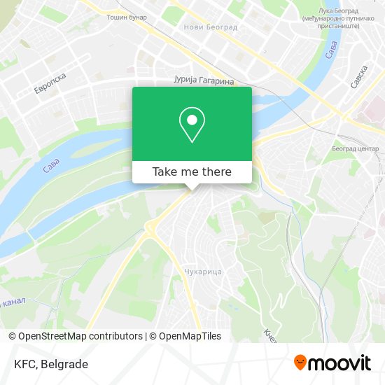 KFC map