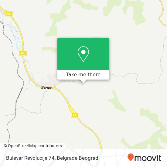 Bulevar Revolucije 74 map