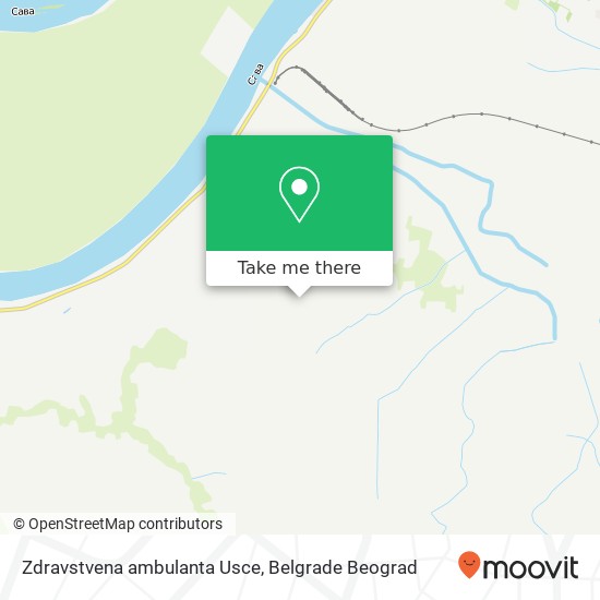 Zdravstvena ambulanta Usce map