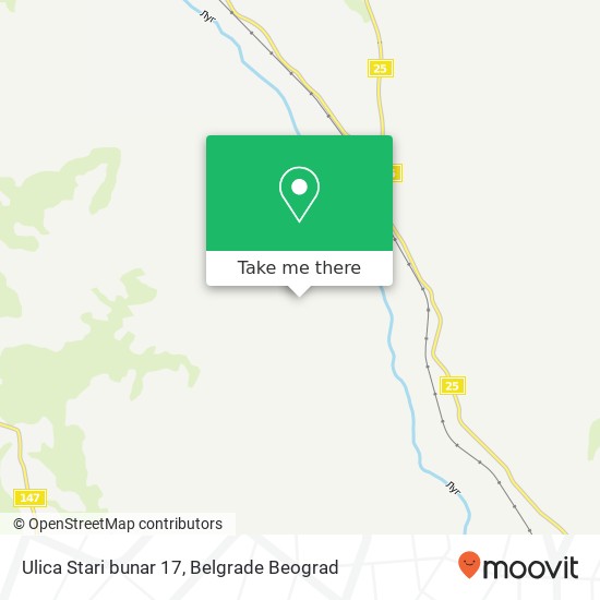 Ulica Stari bunar 17 map