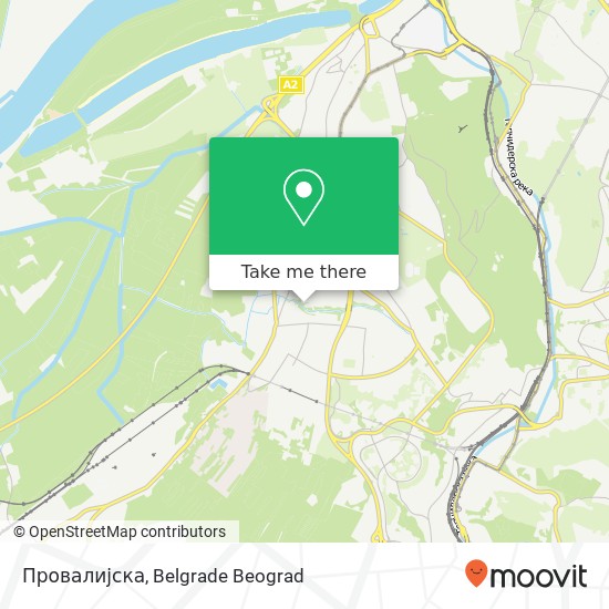 Провалијска map