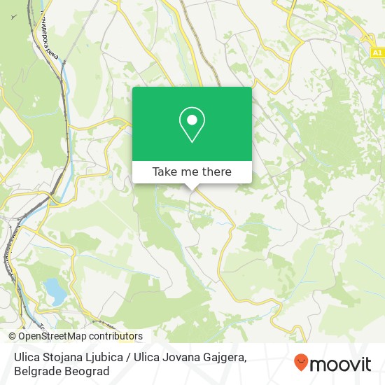 Ulica Stojana Ljubica / Ulica Jovana Gajgera map