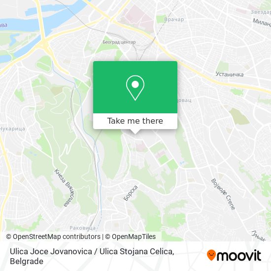 Ulica Joce Jovanovica / Ulica Stojana Celica map