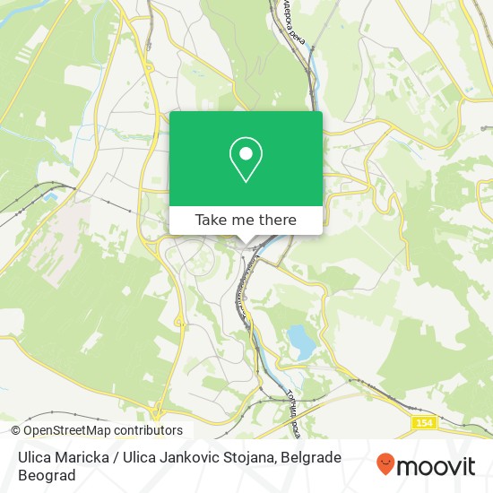 Ulica Maricka / Ulica Jankovic Stojana map