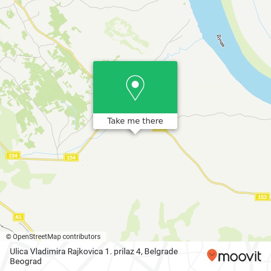 Ulica Vladimira Rajkovica 1. prilaz 4 map