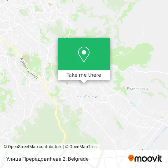 Улица Прерадовићева 2 map