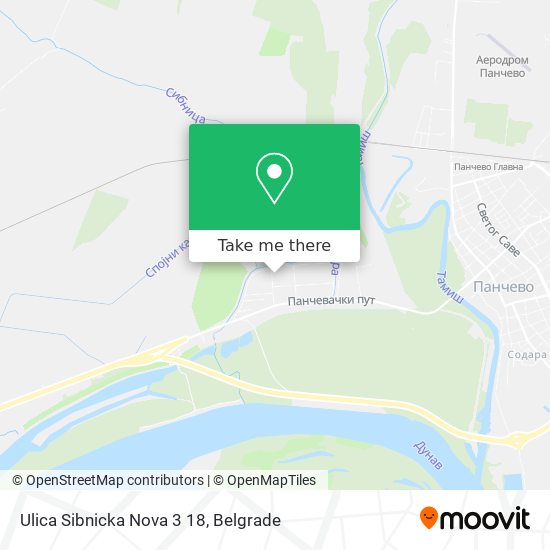 Ulica Sibnicka Nova 3 18 map