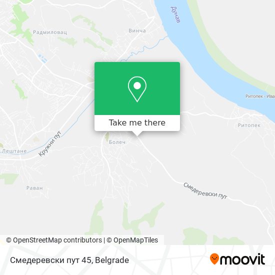 Смедеревски пут 45 map