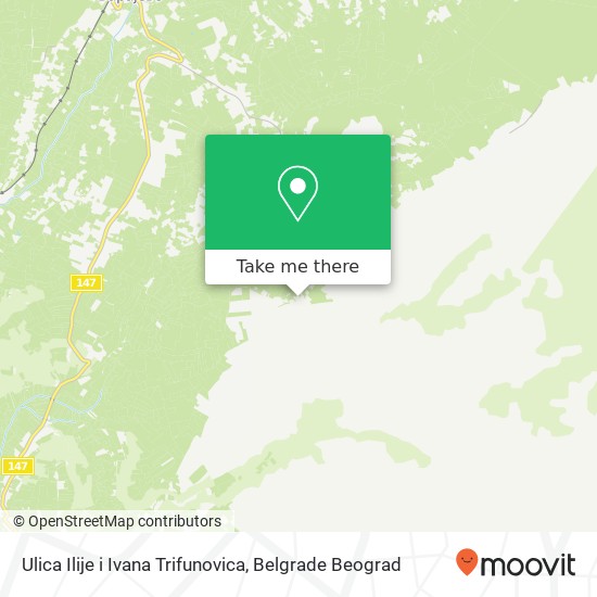 Ulica Ilije i Ivana Trifunovica map