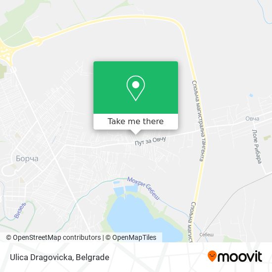Ulica Dragovicka map