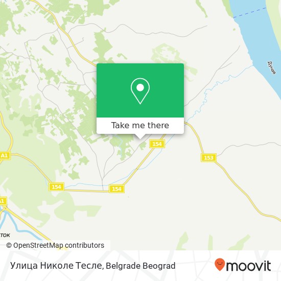 Улица Николе Тесле map