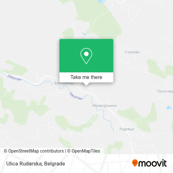 Ulica Rudarska map
