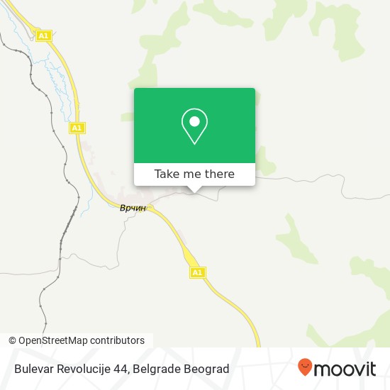 Bulevar Revolucije 44 map